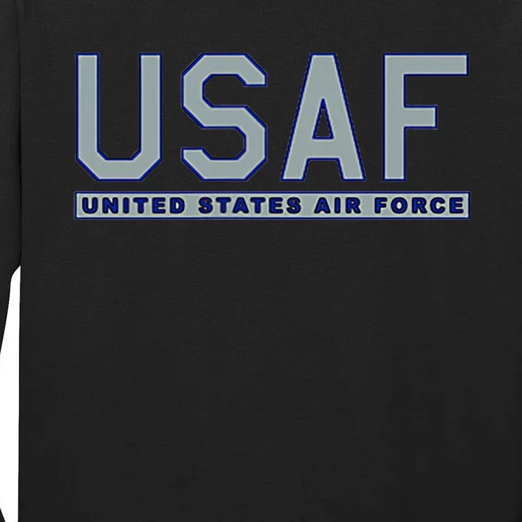 Usaf Us United States Tall Long Sleeve T-Shirt