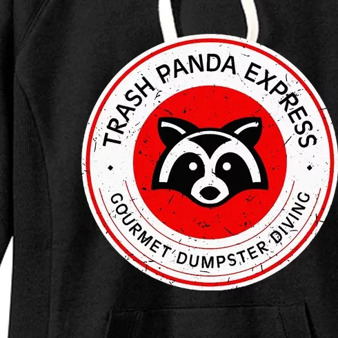 Usaf Us United Statestrash Panda Gourmet Dumpster Diving Express Women's Fleece Hoodie