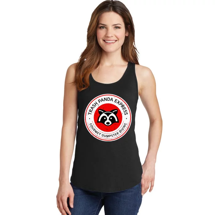 Usaf Us United Statestrash Panda Gourmet Dumpster Diving Express Ladies Essential Tank