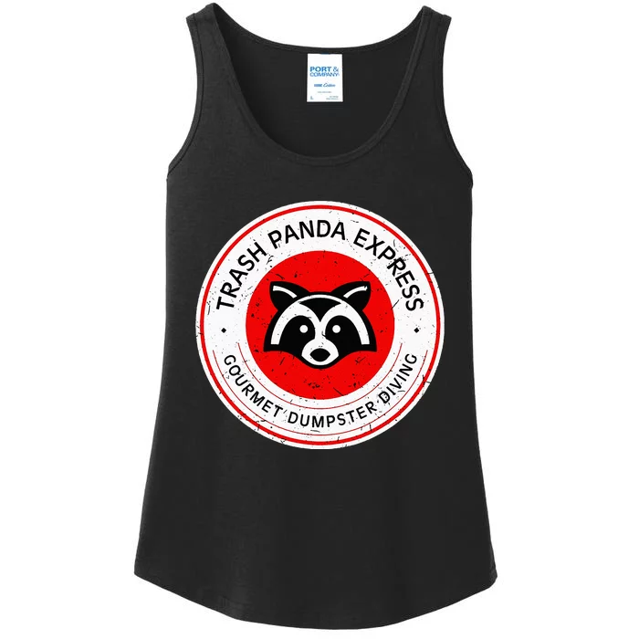 Usaf Us United Statestrash Panda Gourmet Dumpster Diving Express Ladies Essential Tank