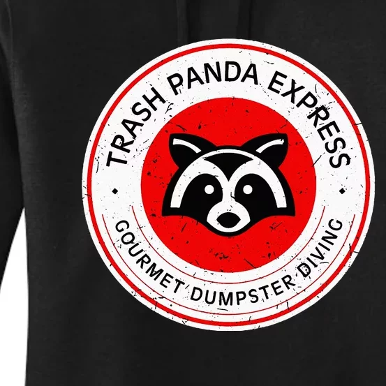 Usaf Us United Statestrash Panda Gourmet Dumpster Diving Express Women's Pullover Hoodie