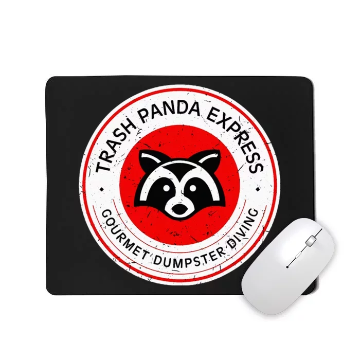 Usaf Us United Statestrash Panda Gourmet Dumpster Diving Express Mousepad