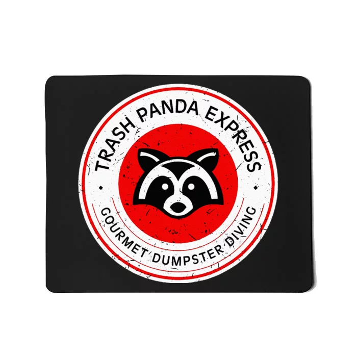 Usaf Us United Statestrash Panda Gourmet Dumpster Diving Express Mousepad