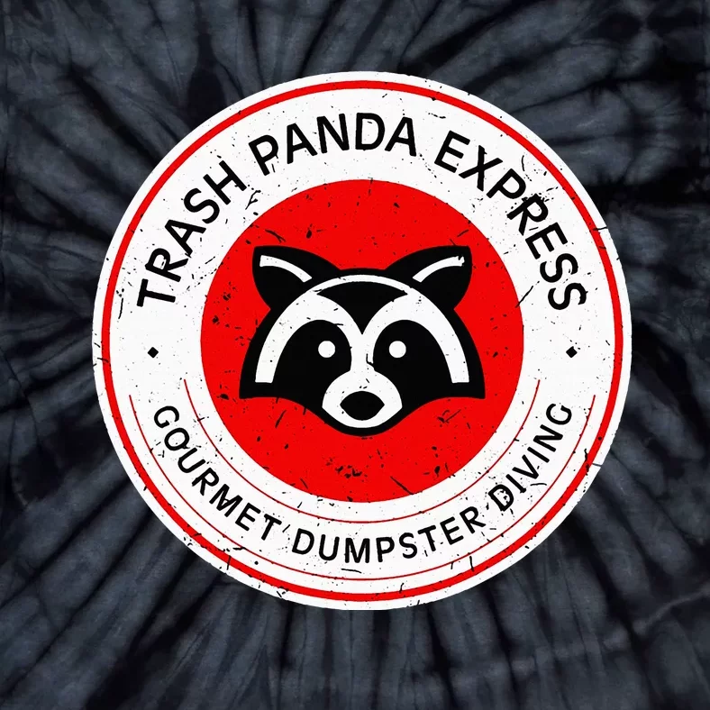 Usaf Us United Statestrash Panda Gourmet Dumpster Diving Express Tie-Dye T-Shirt