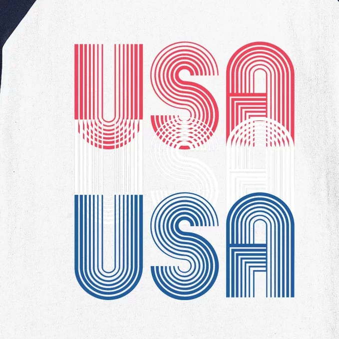 USA USA USA Baseball Sleeve Shirt