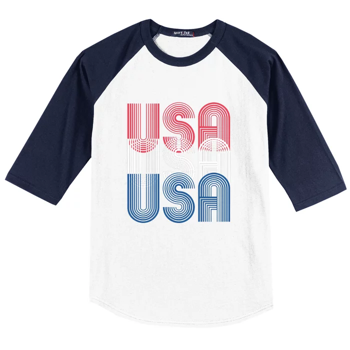 USA USA USA Baseball Sleeve Shirt