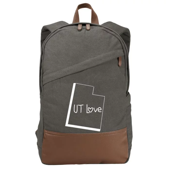 Utah Ut Cotton Canvas Backpack