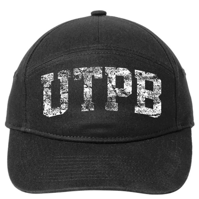 UTPB Vintage Arch Logo University Sports Style 7-Panel Snapback Hat