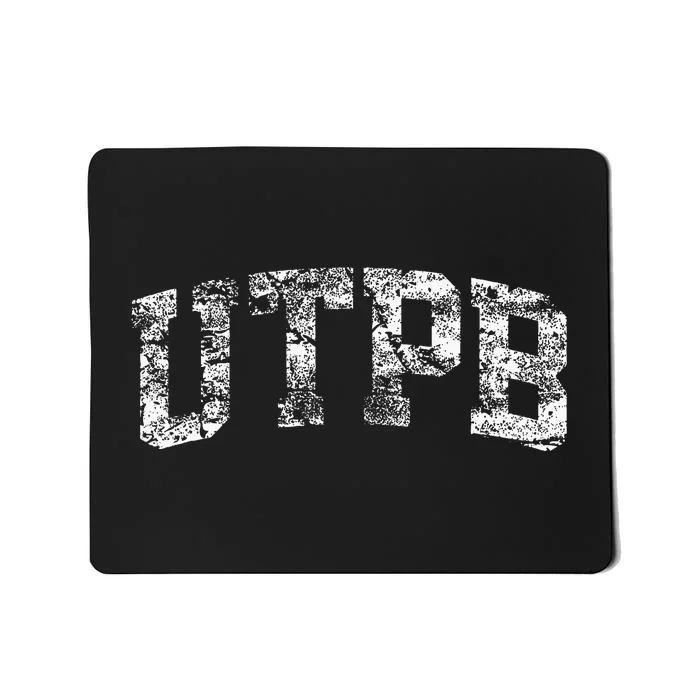 UTPB Vintage Arch Logo University Sports Style Mousepad