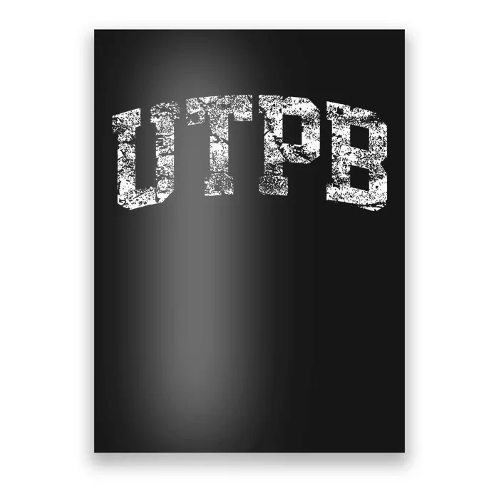 UTPB Vintage Arch Logo University Sports Style Poster