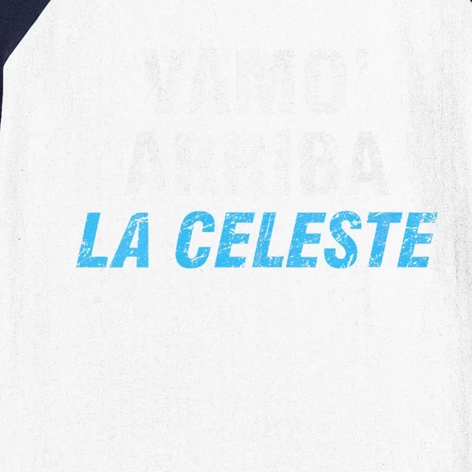 Uruguay Vamos Arriba La Celeste Baseball Sleeve Shirt