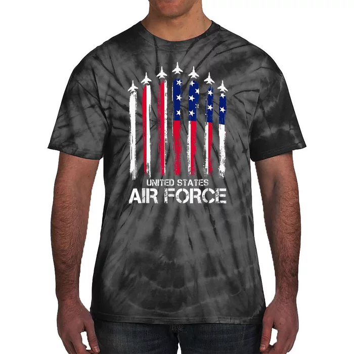 Us Veterans American Flag 4th Of July Patriotic Tie-Dye T-Shirt