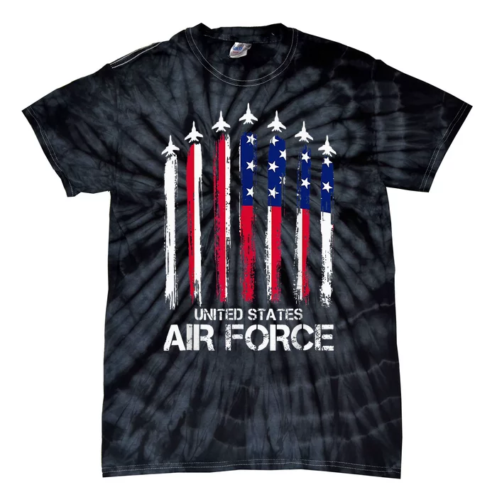 Us Veterans American Flag 4th Of July Patriotic Tie-Dye T-Shirt