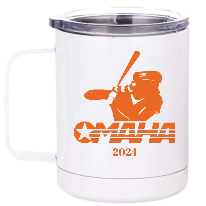 Ut Vols Baseball Omaha Front & Back 12oz Stainless Steel Tumbler Cup