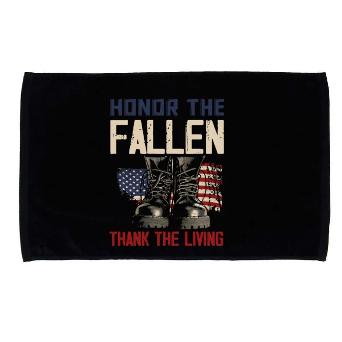 Usa Veterans Day Memorial Day Honor The Fallen Gift Microfiber Hand Towel