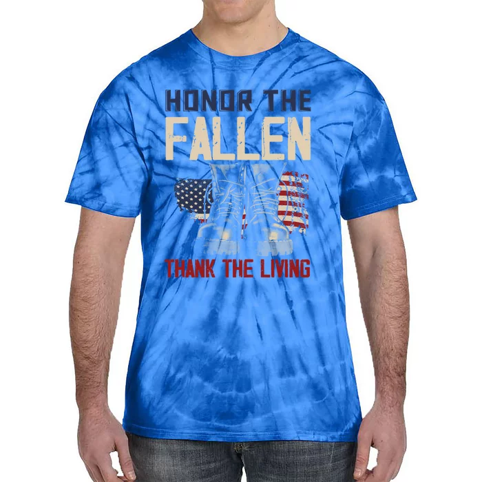 Usa Veterans Day Memorial Day Honor The Fallen Gift Tie-Dye T-Shirt