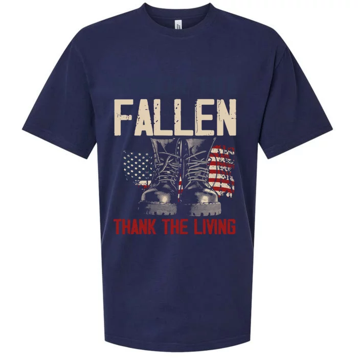 Usa Veterans Day Memorial Day Honor The Fallen Gift Sueded Cloud Jersey T-Shirt