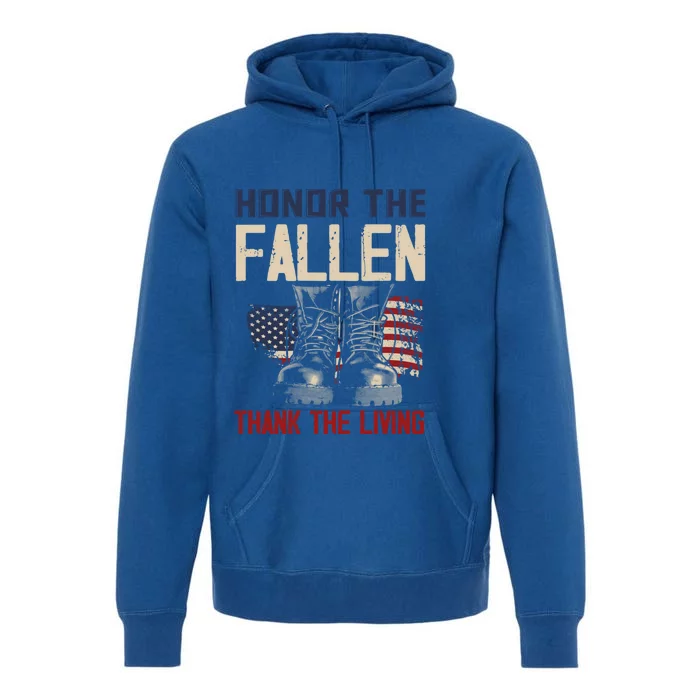 Usa Veterans Day Memorial Day Honor The Fallen Gift Premium Hoodie