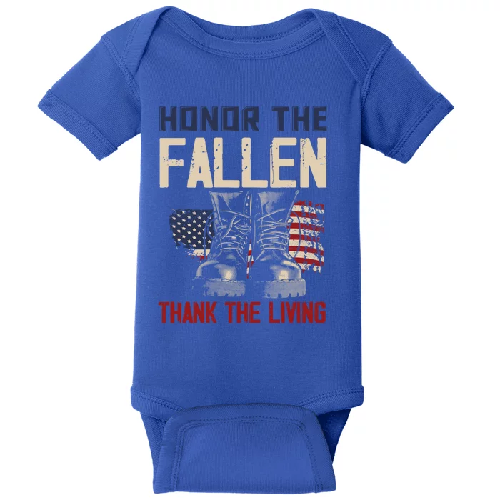 Usa Veterans Day Memorial Day Honor The Fallen Gift Baby Bodysuit