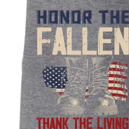 Usa Veterans Day Memorial Day Honor The Fallen Gift Doggie 3-End Fleece Hoodie