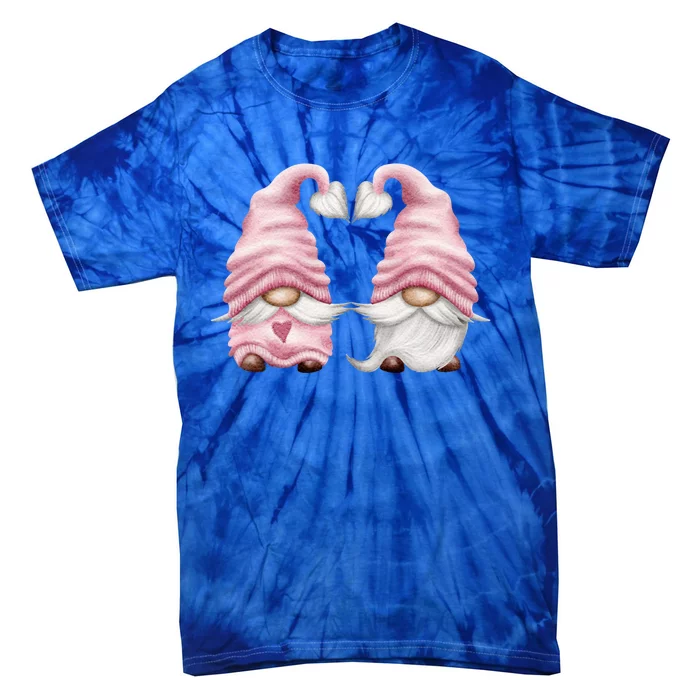 Unique Valentines Day Gnome Aesthetic Gift Cute Love Gift Tie-Dye T-Shirt