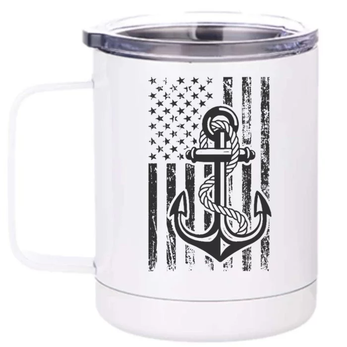 US Veterans Day T Front & Back 12oz Stainless Steel Tumbler Cup