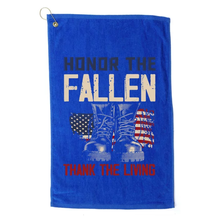 Usa Veterans Day Memorial Day Honor The Fallen Gift Platinum Collection Golf Towel