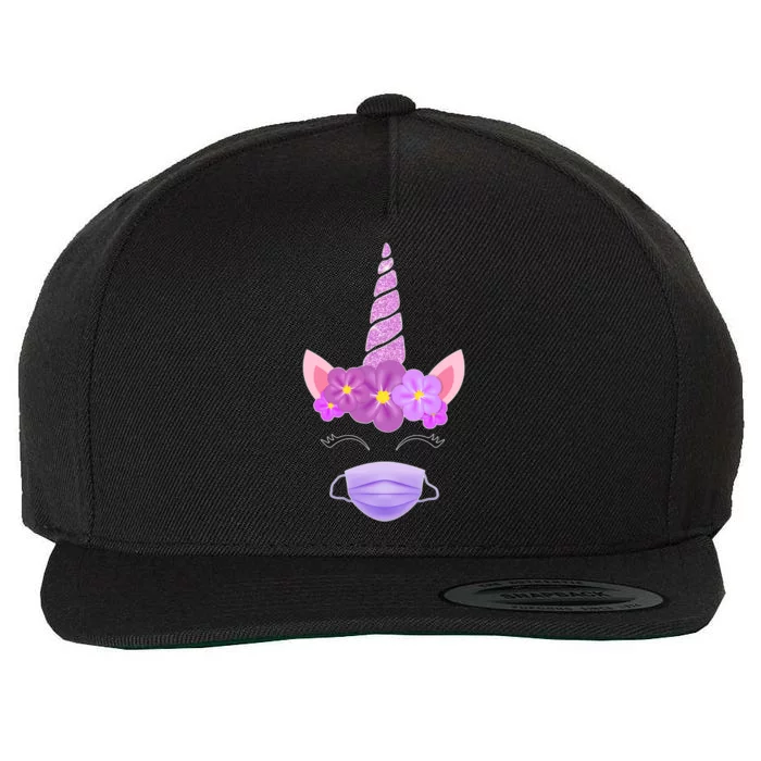 Unicorn Valentine's Day Social Distance Gift Gift Wool Snapback Cap