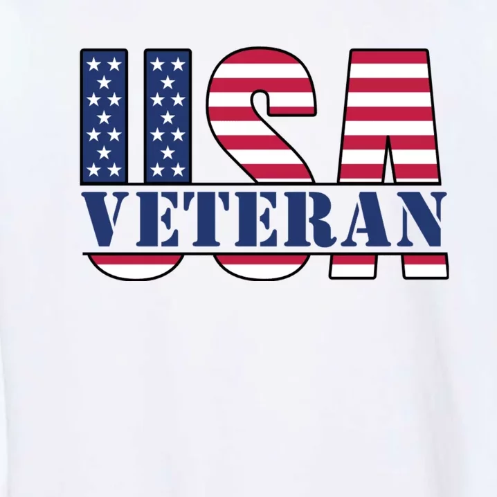 Usa Veteran Flag Garment-Dyed Sweatshirt