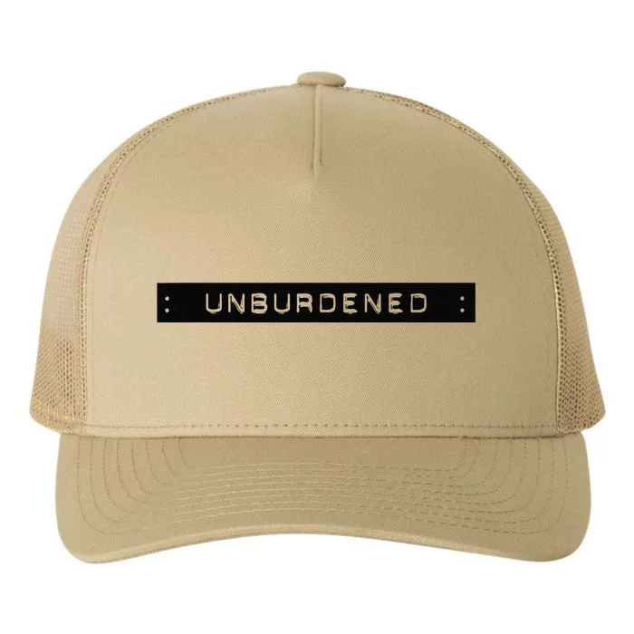 Unburdened Vote Harris Walz Democratic Ticket 2024 Election Yupoong Adult 5-Panel Trucker Hat