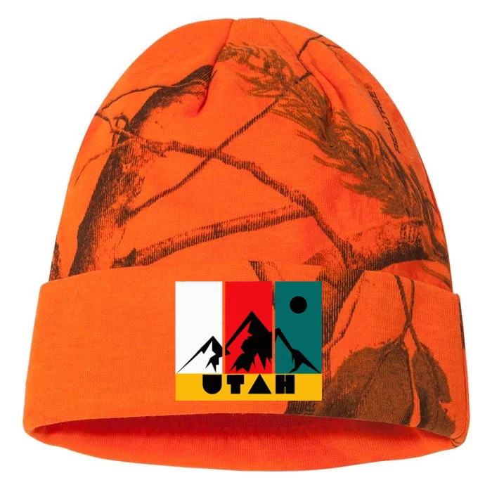 Utah Vintage Logo Park City Utah Kati - 12in Camo Beanie