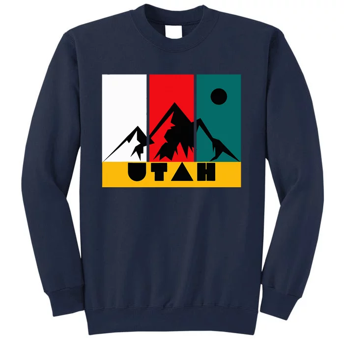 Utah Vintage Logo Park City Utah Tall Sweatshirt