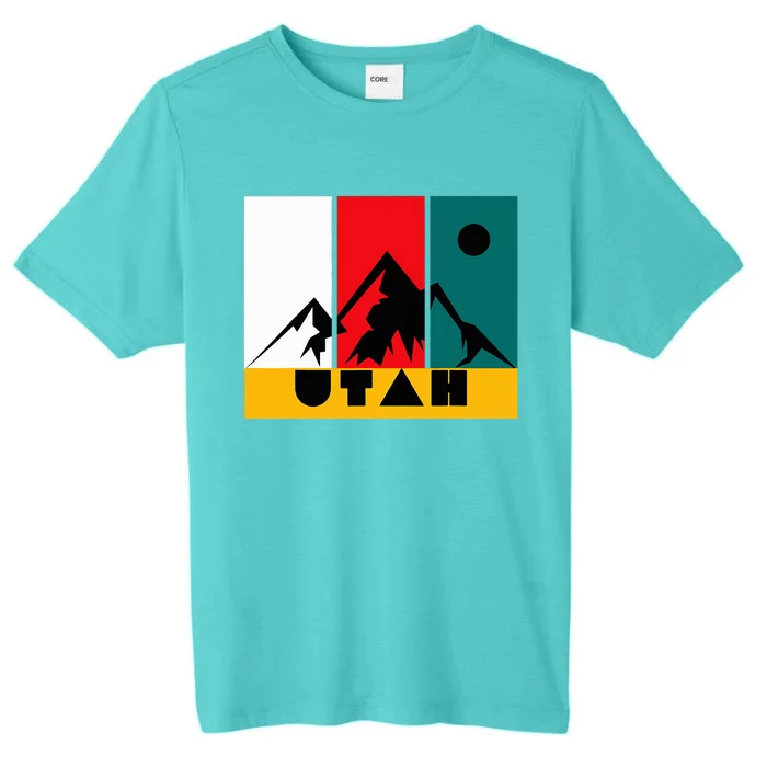 Utah Vintage Logo Park City Utah ChromaSoft Performance T-Shirt