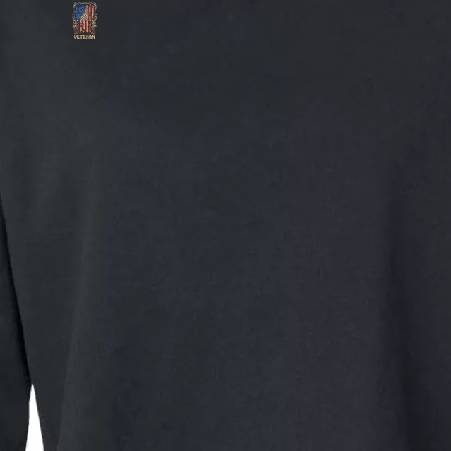 Us Veteran Memorial Day Tribute Cropped Pullover Crew