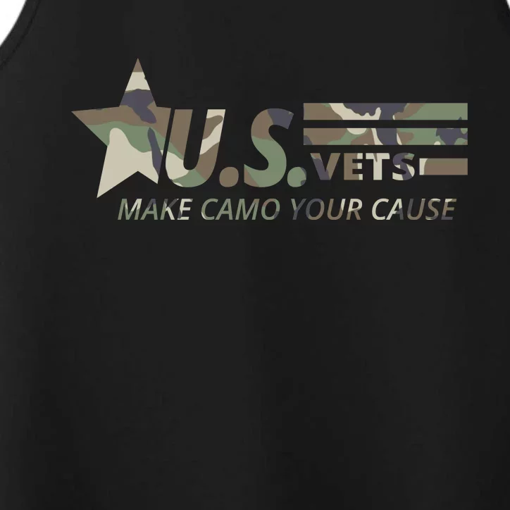 U.S. Vets Make Camo Your Cause Performance Tank