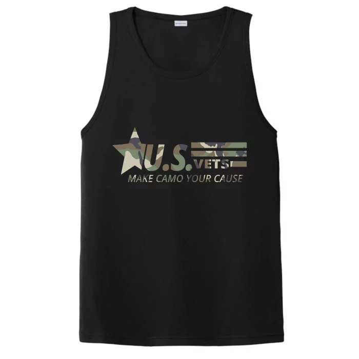 U.S. Vets Make Camo Your Cause Performance Tank