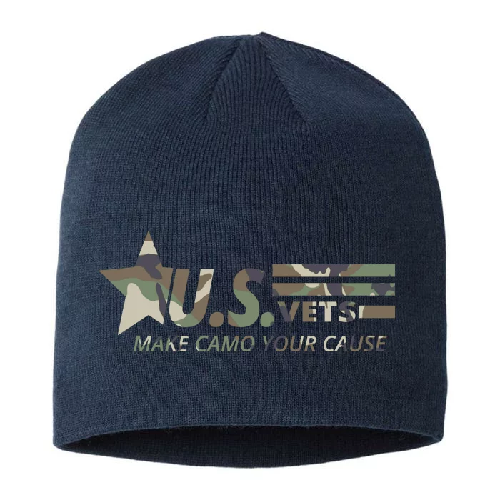 U.S. Vets Make Camo Your Cause 8 1/2in Sustainable Knit Beanie