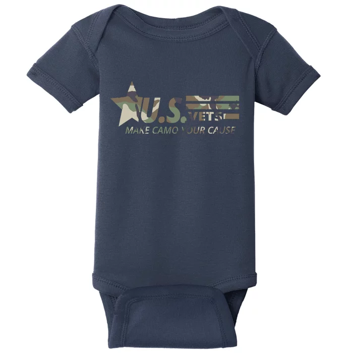 U.S. Vets Make Camo Your Cause Baby Bodysuit