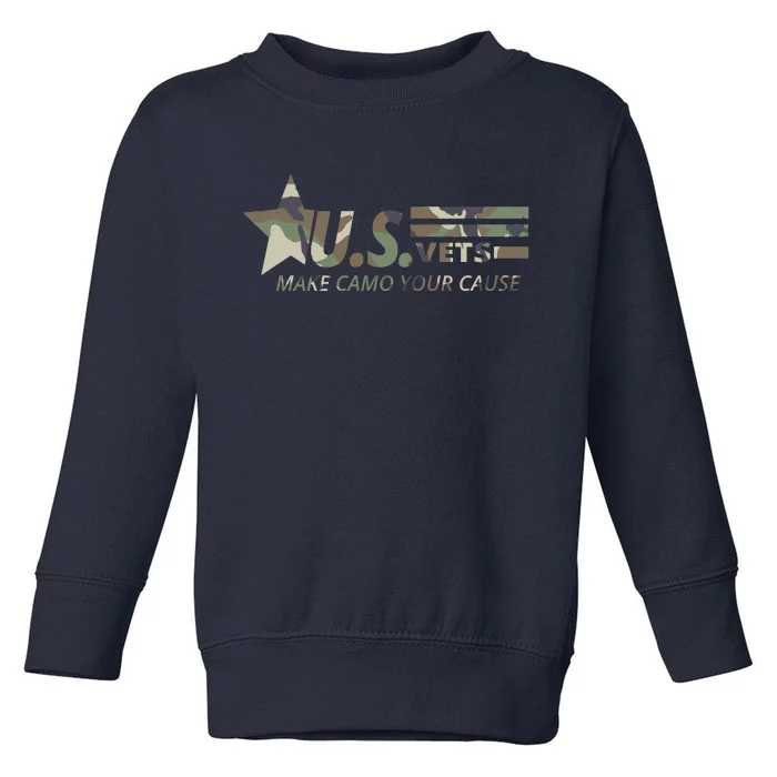 U.S. Vets Make Camo Your Cause Toddler Sweatshirt