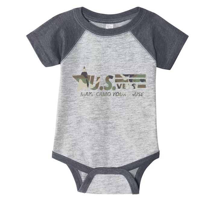 U.S. Vets Make Camo Your Cause Infant Baby Jersey Bodysuit