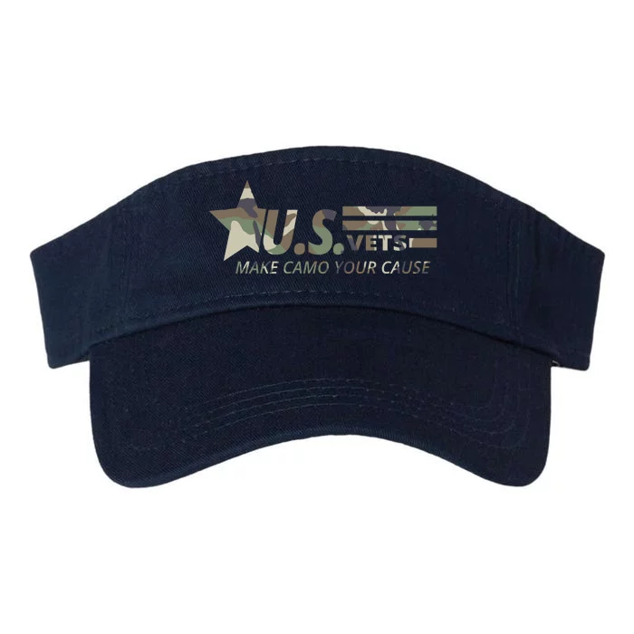 U.S. Vets Make Camo Your Cause Valucap Bio-Washed Visor