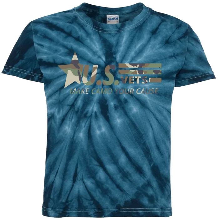 U.S. Vets Make Camo Your Cause Kids Tie-Dye T-Shirt