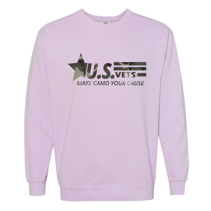 U.S. Vets Make Camo Your Cause Garment-Dyed Sweatshirt