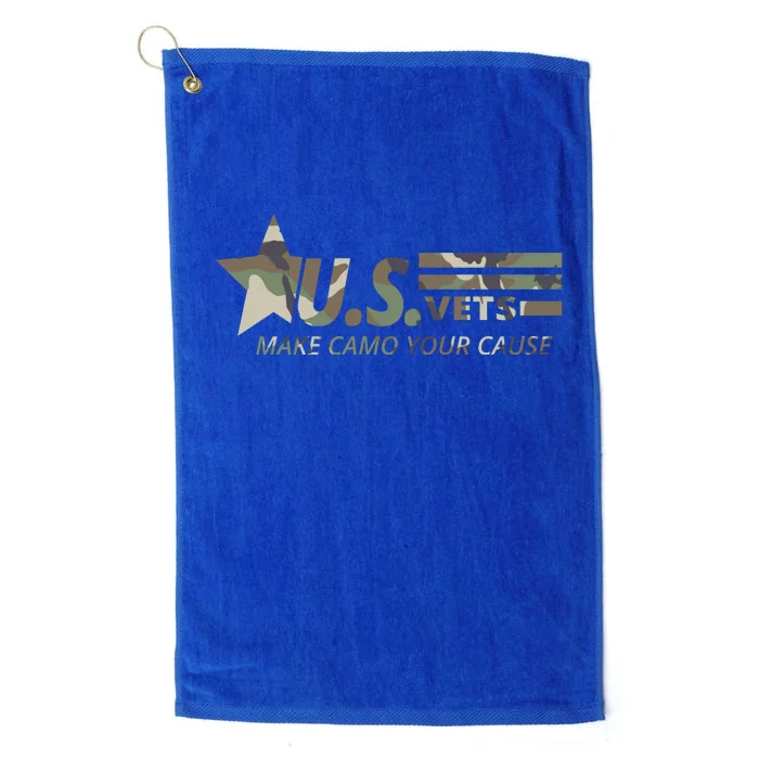 U.S. Vets Make Camo Your Cause Platinum Collection Golf Towel