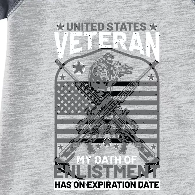 U.S. Veteran My Oath Of Enlistment Has No Expiration Date Infant Baby Jersey Bodysuit