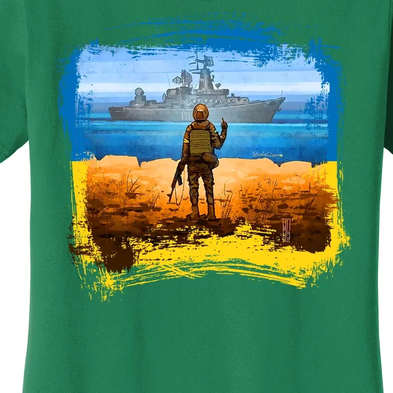 Ukraine Vs Russian Warship Women's T-Shirt