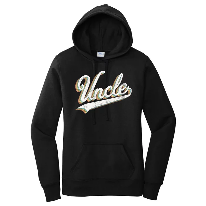 Uncle Vintage Retro Style Father’s Day Gift For Papa Uncle Women's Pullover Hoodie