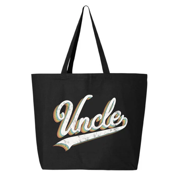 Uncle Vintage Retro Style Father’s Day Gift For Papa Uncle 25L Jumbo Tote