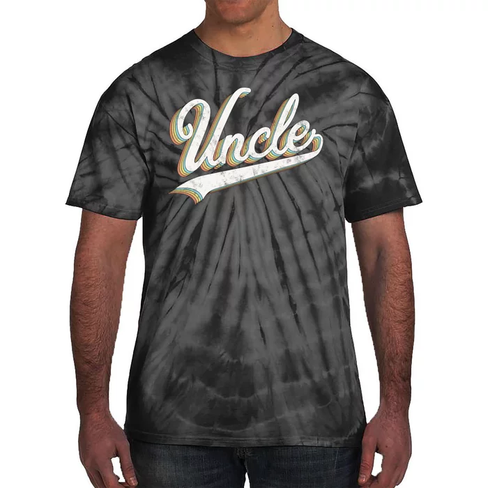 Uncle Vintage Retro Style Father’s Day Gift For Papa Uncle Tie-Dye T-Shirt