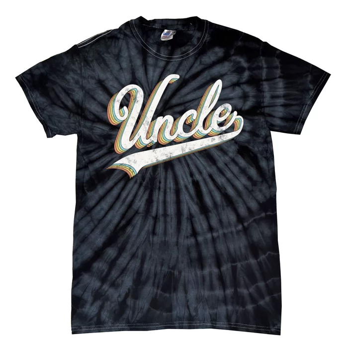 Uncle Vintage Retro Style Father’s Day Gift For Papa Uncle Tie-Dye T-Shirt